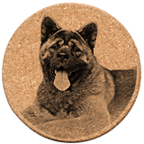 Akita Dog Coaster Set